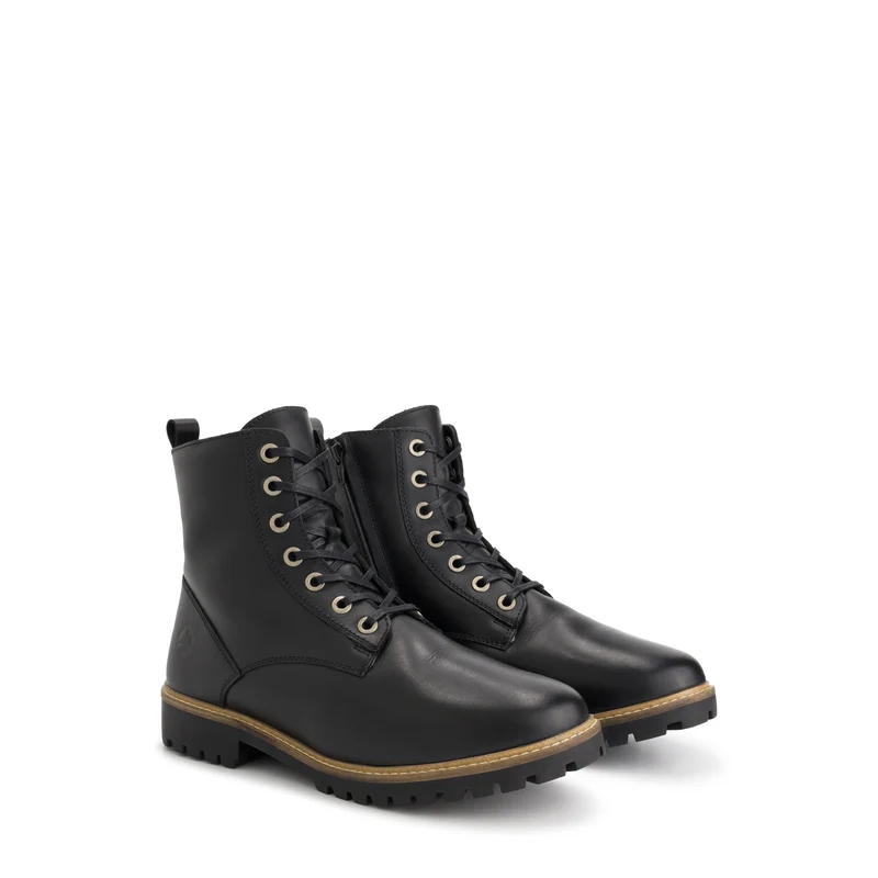 Rosendal Herren – Schnürstiefel mit Reißverschluss – Wolle gefüttert