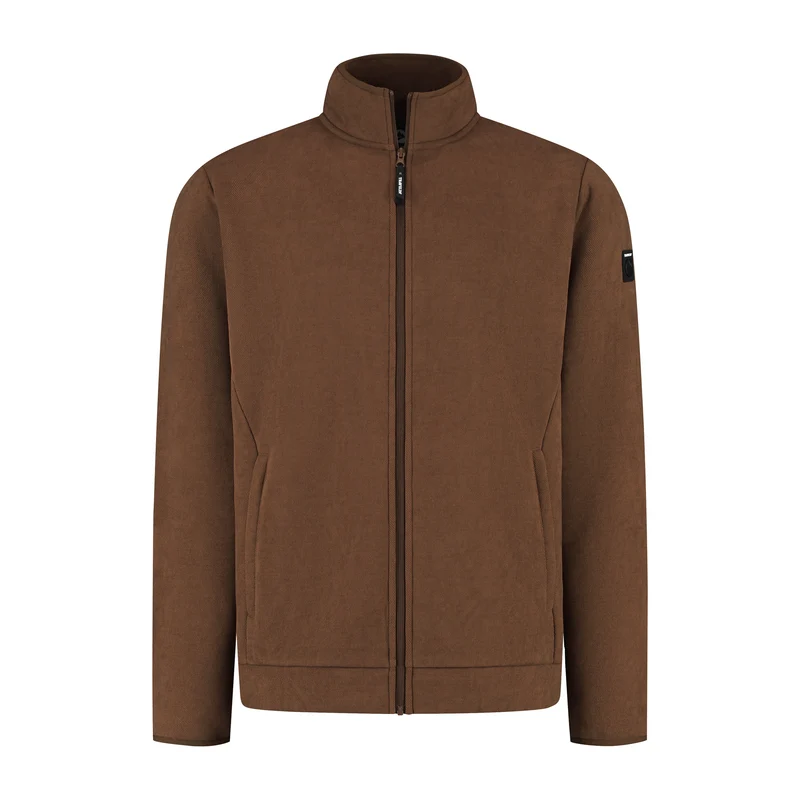 Rolf Herren – Outdoor-Weste – Fleece – Dunkelbraun