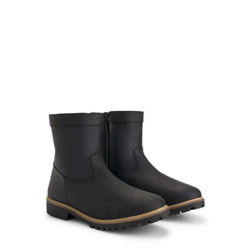 Osterby Herren – Stiefel – Mit Wolle gefüttert – Schwarz