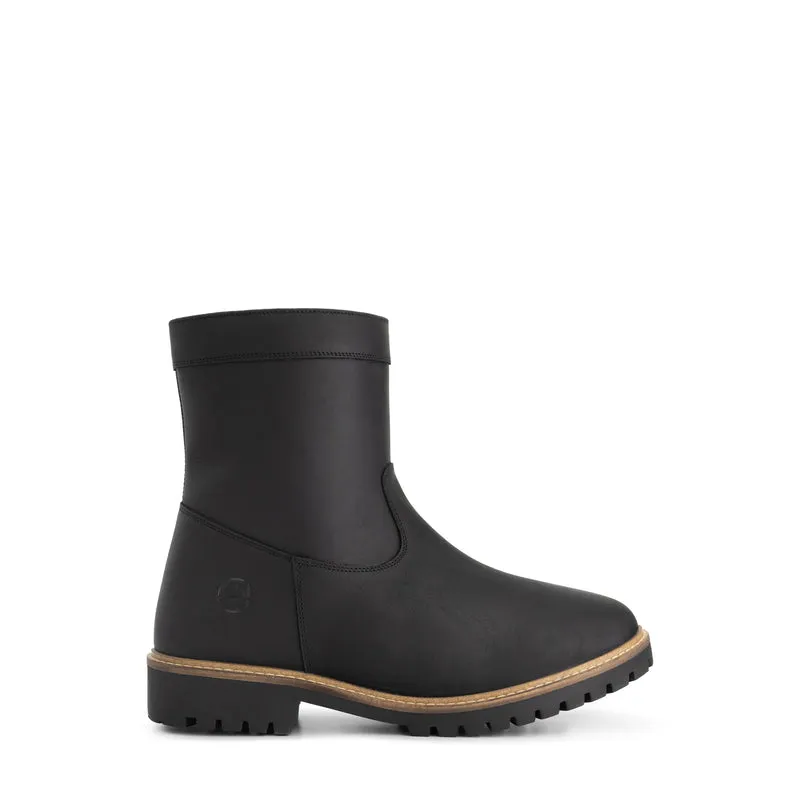 Osterby Herren – Stiefel – Mit Wolle gefüttert – Schwarz