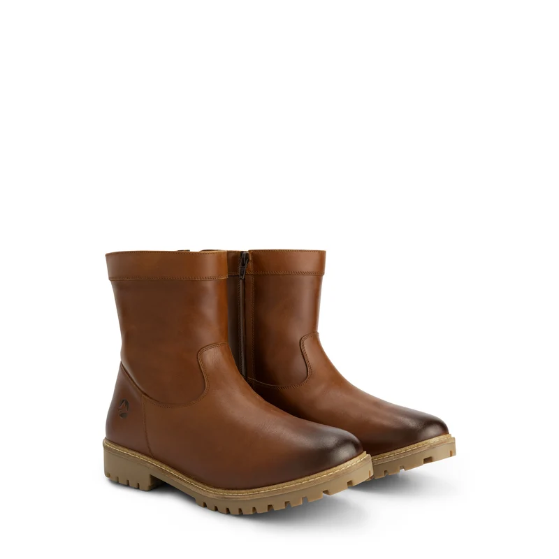 Travelin Odegard Herren – Winterstiefel – mit Wolle gefüttert – Cognac