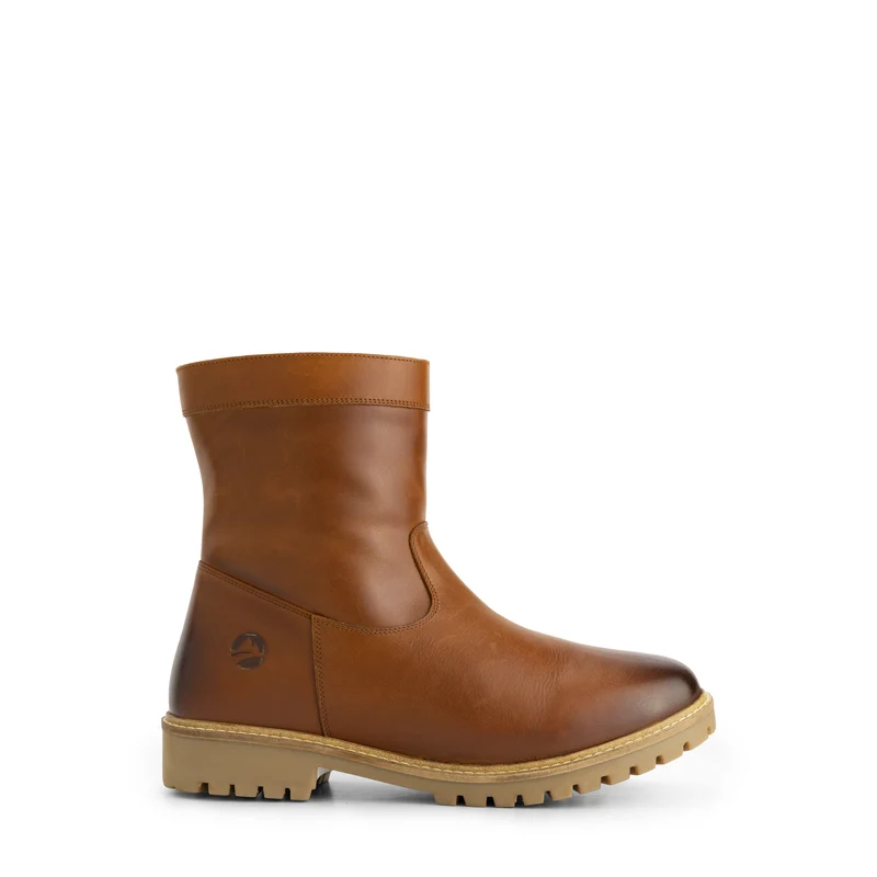Travelin Odegard Herren – Winterstiefel – mit Wolle gefüttert – Cognac