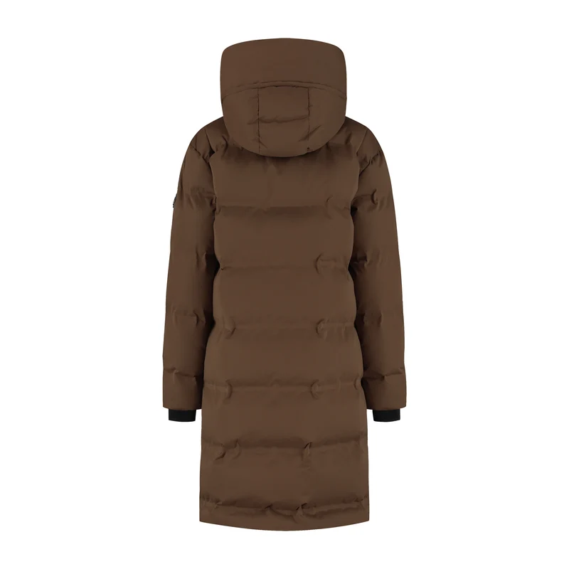 Odda Damen – Daunen-Winterjacke – Wasserdicht – Dunkelbraun