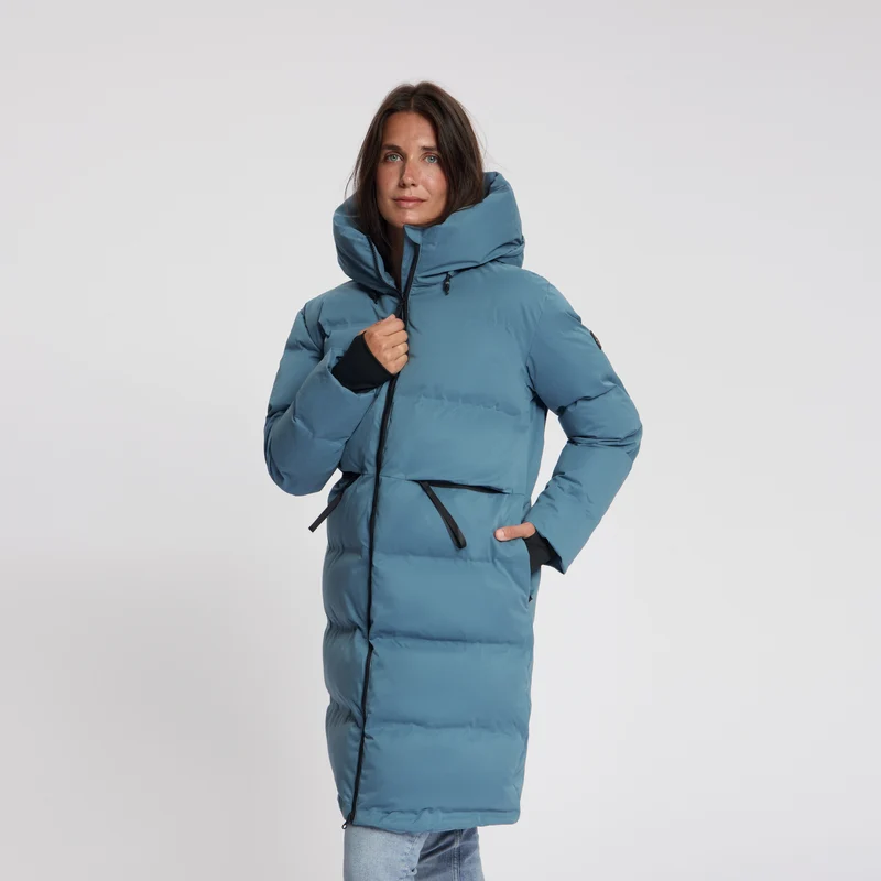 Odda Damen – Daunen-Winterjacke – Wasserdicht – Blau