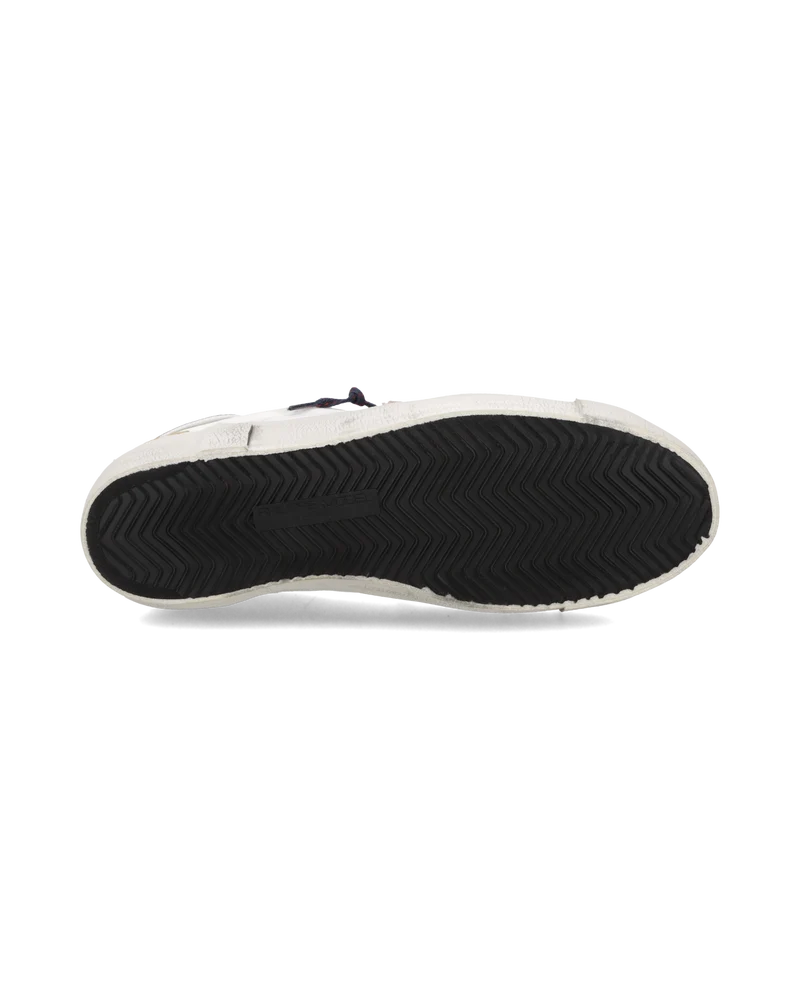 Sneakers Prsx Men, White Black Cognac