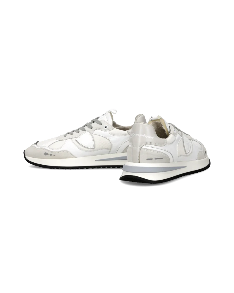 Sneaker Olympique Men, White Grey