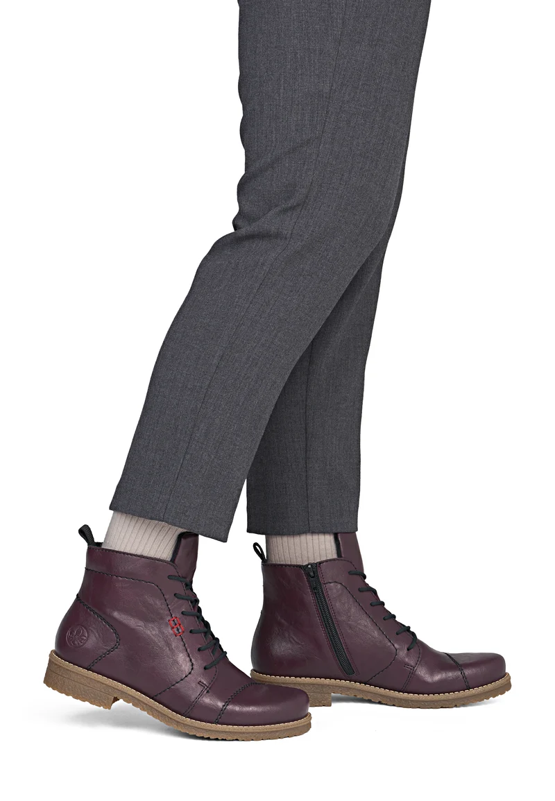 Rieker Damen-Ankle-Boots | Rot