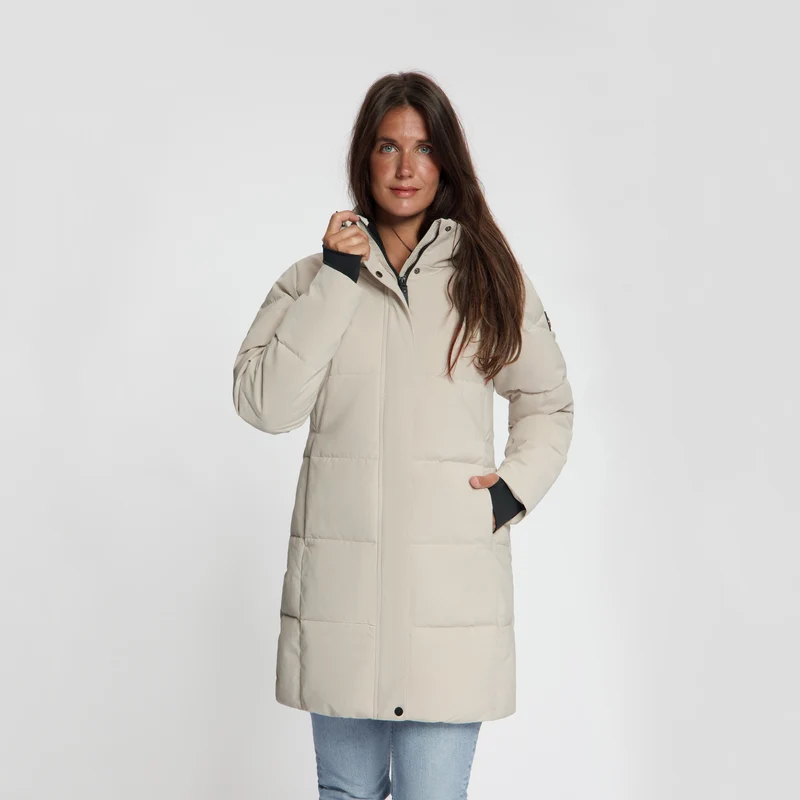 Astrid Damen – Daunen-Winterjacke – Wasserdicht – Sand