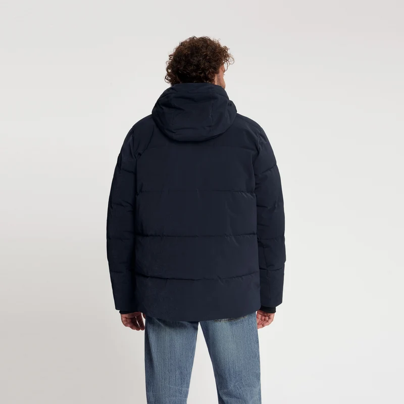 Asberg Herren – Daunen-Winterjacke – Wasserdicht – Marineblau