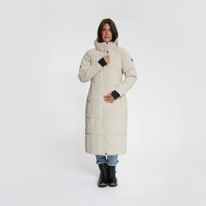 Andels Damen – Daunen-Winterjacke – Wasserdicht – Sand