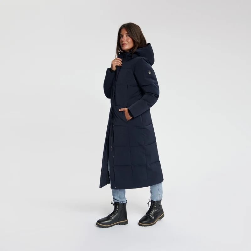 Andels Damen – Daunen-Winterjacke – Wasserdicht – Marineblau