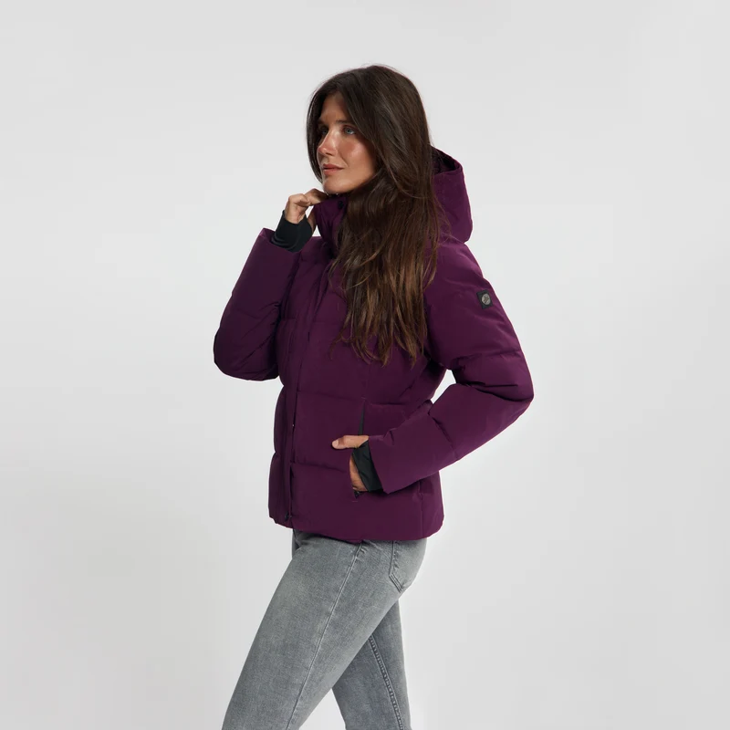 Agnes Damen – Daunen-Winterjacke – Wasserdicht – Lila