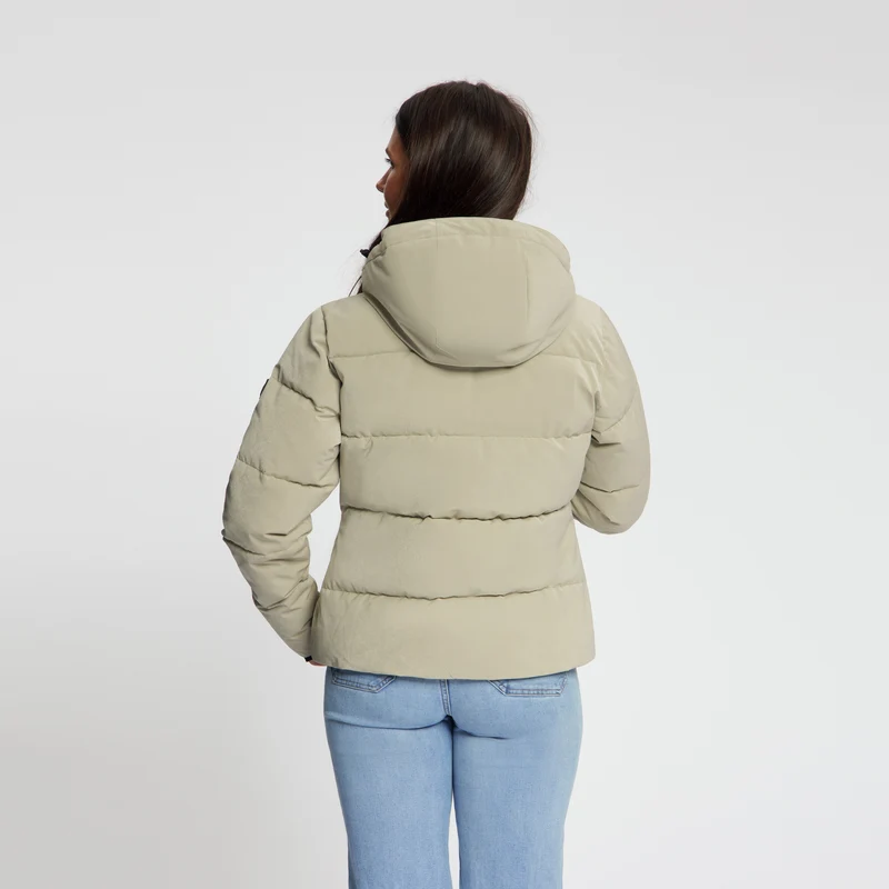 Agnes Damen – Daunen-Winterjacke – Wasserdicht – Hellbraun