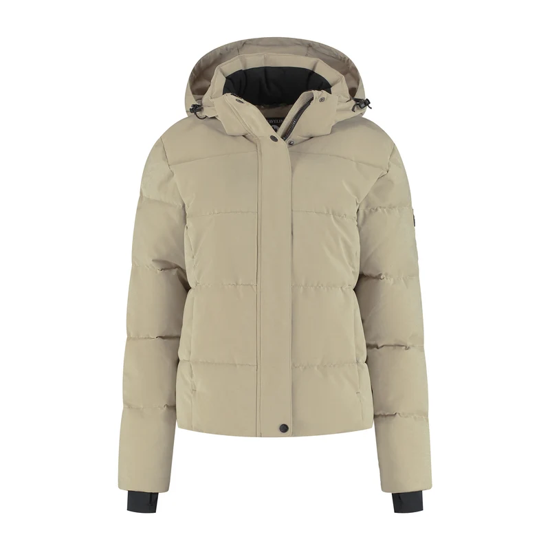 Agnes Damen – Daunen-Winterjacke – Wasserdicht – Hellbraun