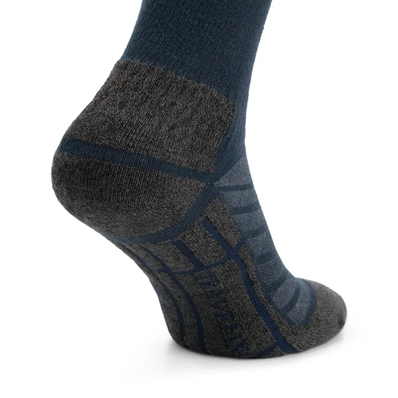 Bran Unisex 2er-Pack Wandersocken – Nahtlos – Dunkelblau