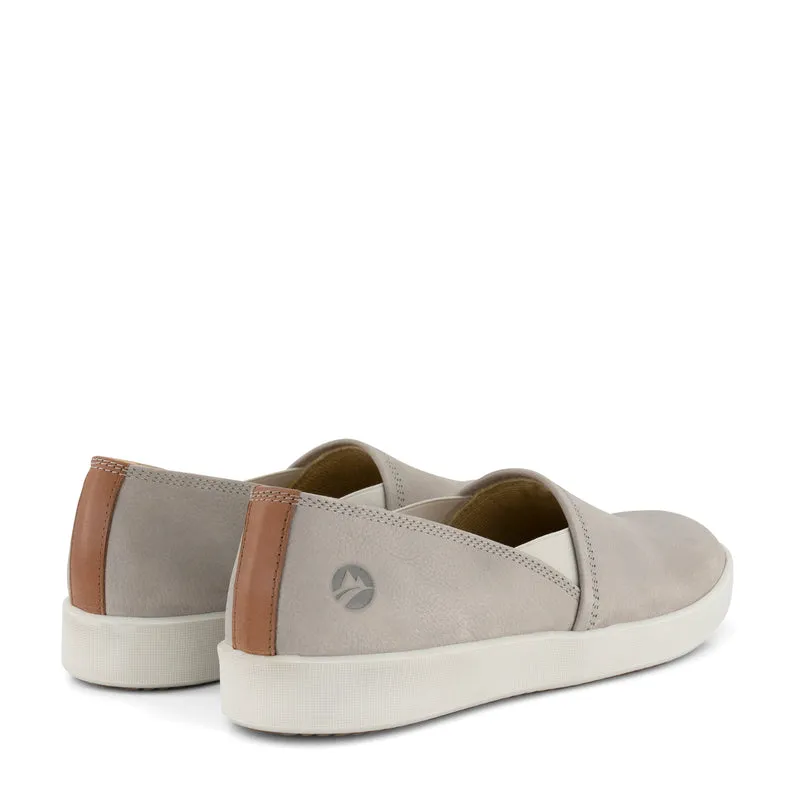 Tours Damen - Slip-On - Nubuk - Grau