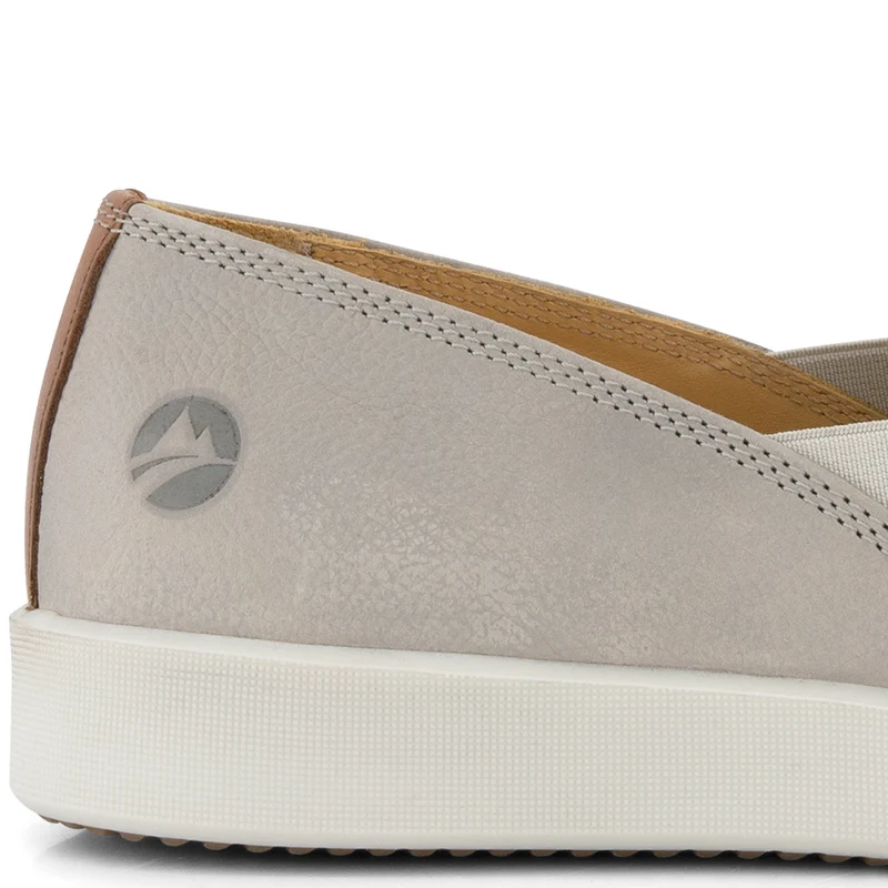 Tours Damen - Slip-On - Nubuk - Grau