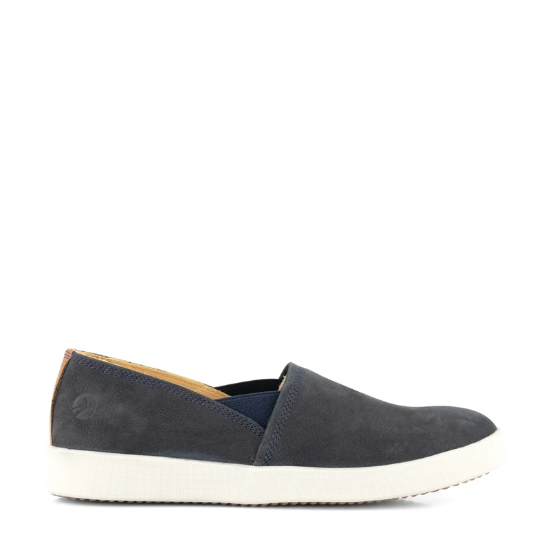 Tours Damen - Slip-On - Nubuk - Blau