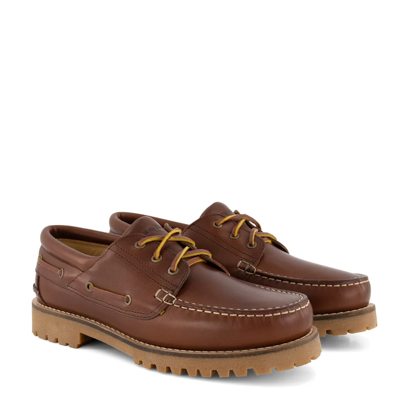 Plymouth Herren - Bootsschuhe - Leder - Braun