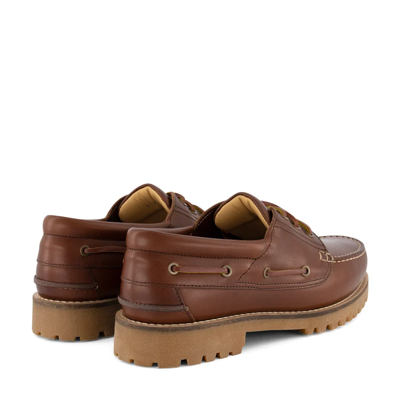 Plymouth Herren - Bootsschuhe - Leder - Braun