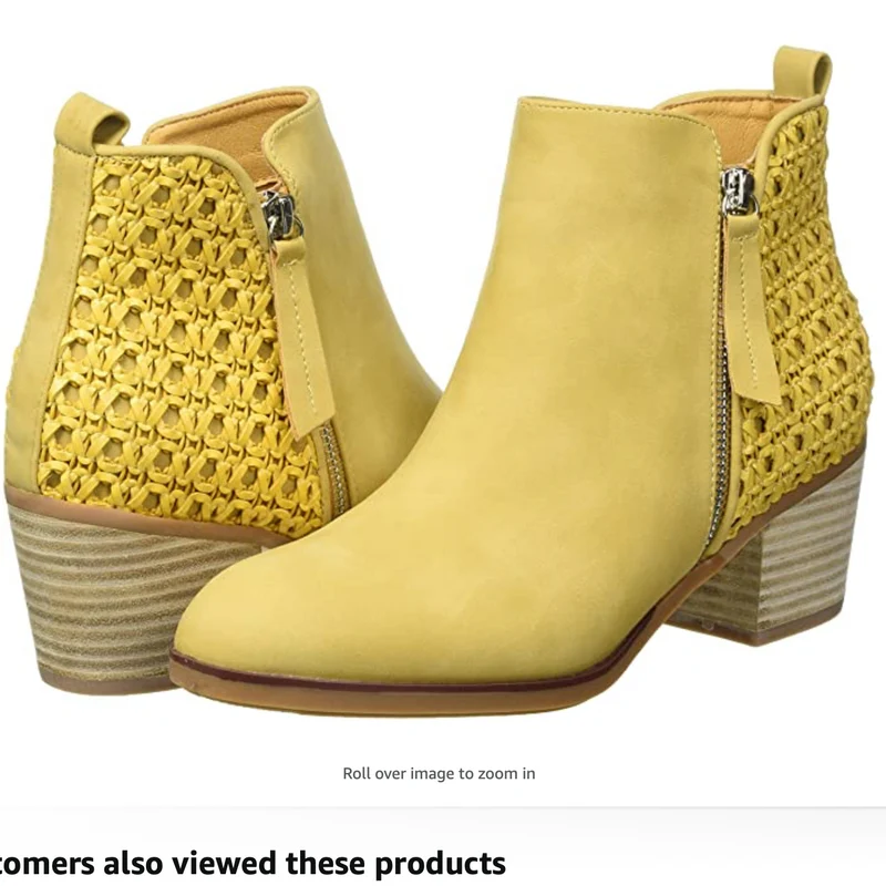 XTI - 42371 – Modische Damenstiefel – Gelb