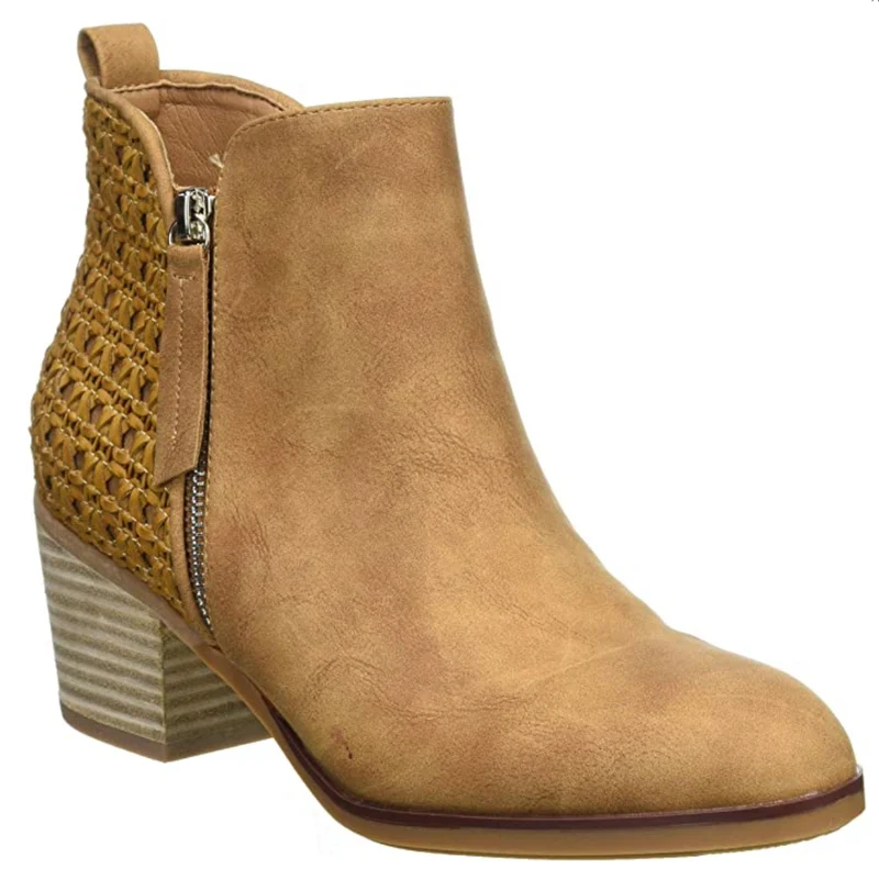 XTI - 42371 – Modische Damenstiefel – Kamel