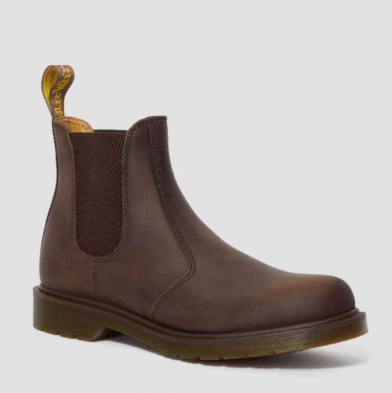 Dr. Martens Unisex 2976 Leder Chelsea Stiefel - Gaucho Crazy Horse