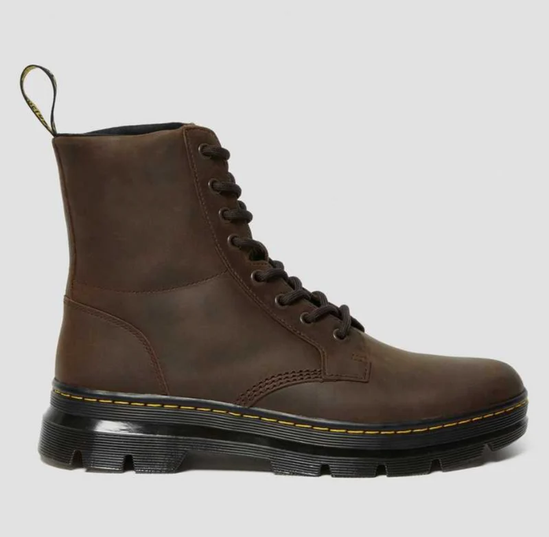 Dr Martens – Combs Lederstiefel – Crazy Horse Brown