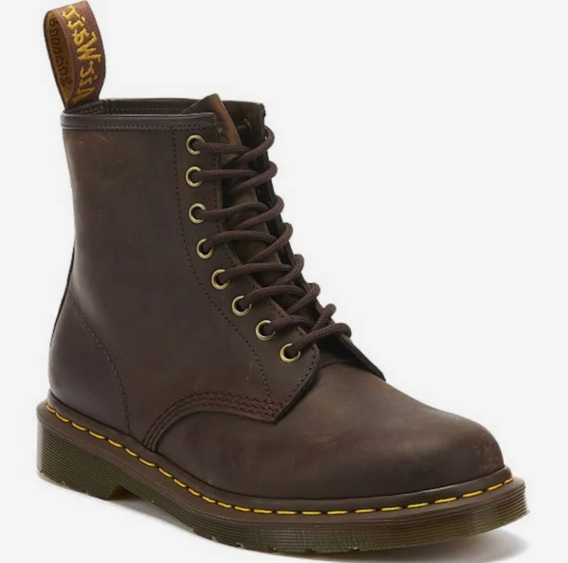 Dr Martens Herren 1460 Gaucho Crazy Horse Stiefel – Braun