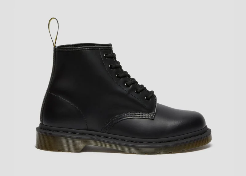 Dr Martens Unisex 101 Glattlederstiefel - Schwarz