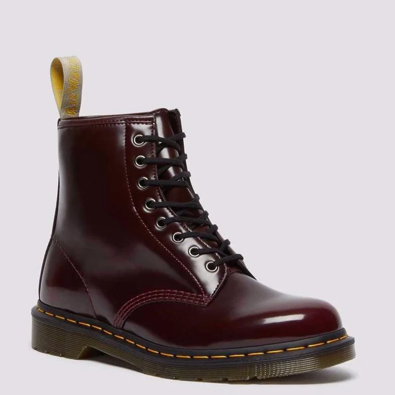 Dr Marten Unisex Vegan 1460 Rub Off – Kirschrot