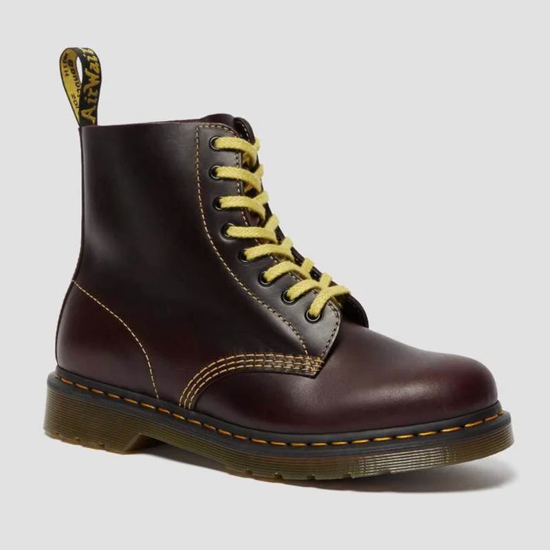 Dr Martens Herren 1460 Pascal Atlas Lederstiefel – Ochsenblut