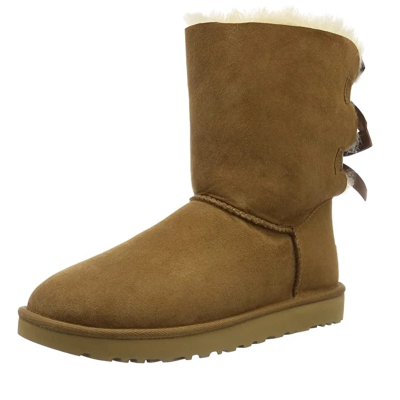UGG - Bailey Bow Wadenstiefel für Damen – Kastanie