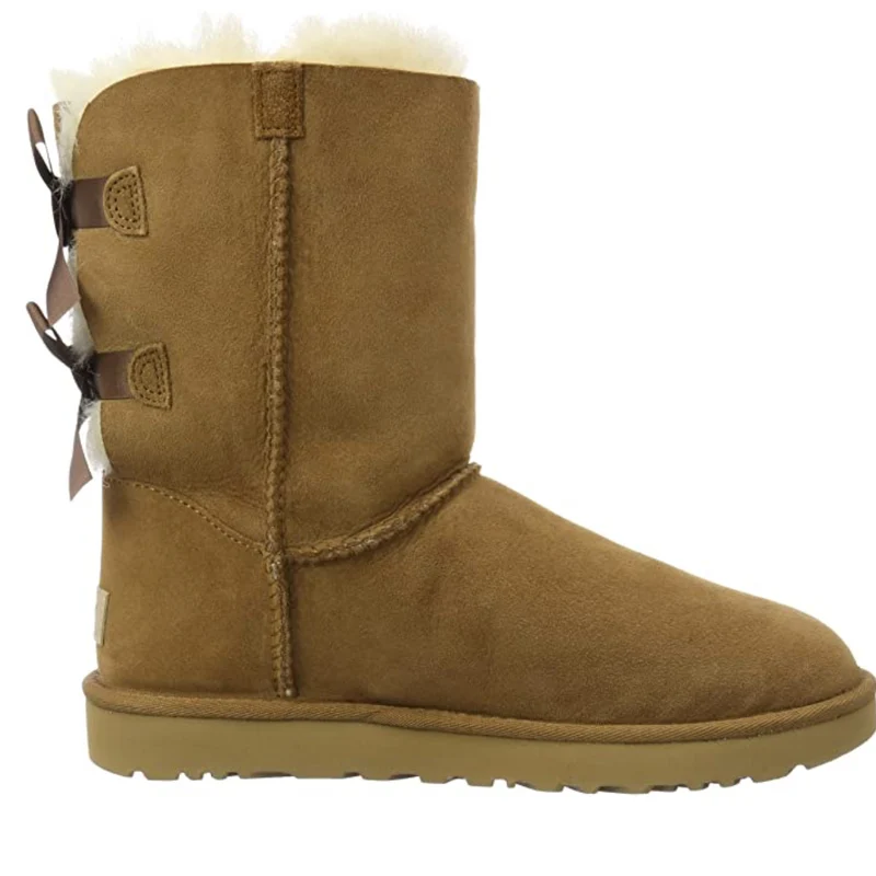 UGG - Bailey Bow Wadenstiefel für Damen – Kastanie