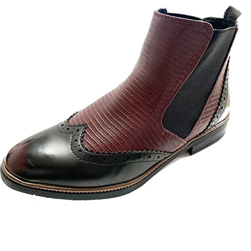 Marco Tozzi Damen Chelsea Boot - Bordeaux