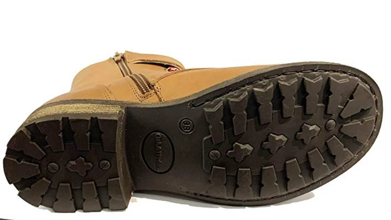 Oak & Hyde Damen-Stiefelette „Bridge Jungle“ aus Leder – Cognac