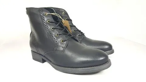 Oak & Hyde-Ridgelace-Schwarzer Stiefel