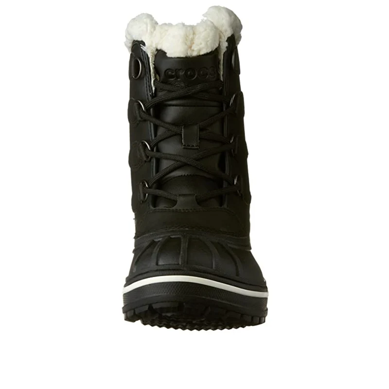 Crocs All Cast Schneestiefel für Damen – Schwarz