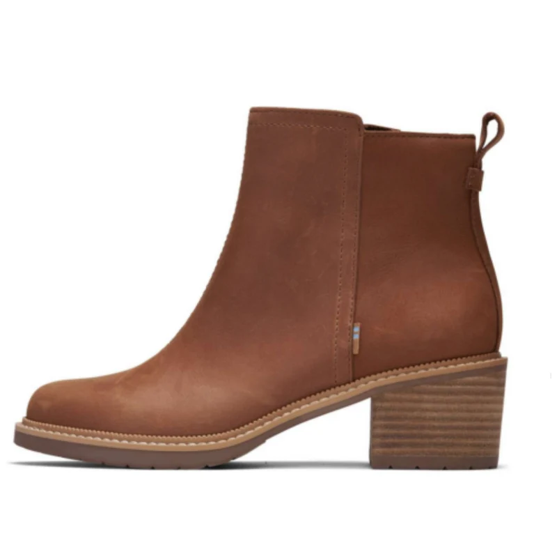 Toms - Marina Way Leder Chelsea Stiefel - Hellbraun