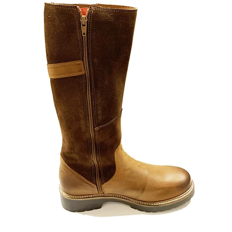 Oak & Hyde Damen El Capitan Cesar Wildlederstiefel – Schokolade / Cognac