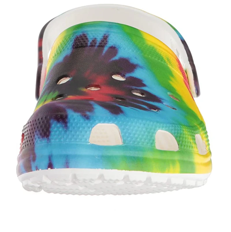 Crocs Unisex-Clogs mit klassischem Batikmuster und grafischem Muster