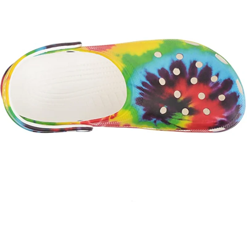Crocs Unisex-Clogs mit klassischem Batikmuster und grafischem Muster