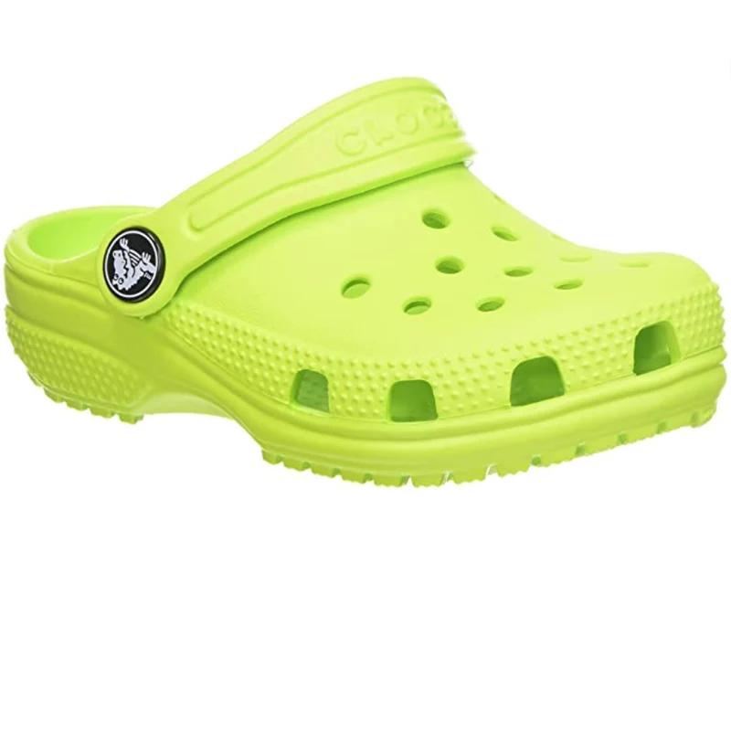 Crocs Kinder Classic Clog - Limette / Punsch