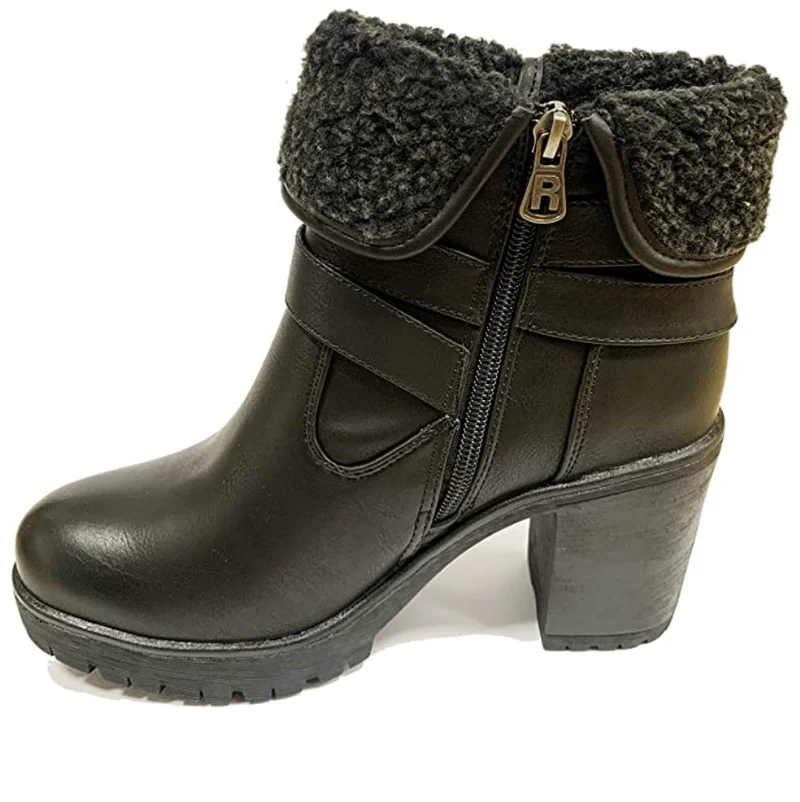 Refresh Damen Stiefeletten - Schwarz