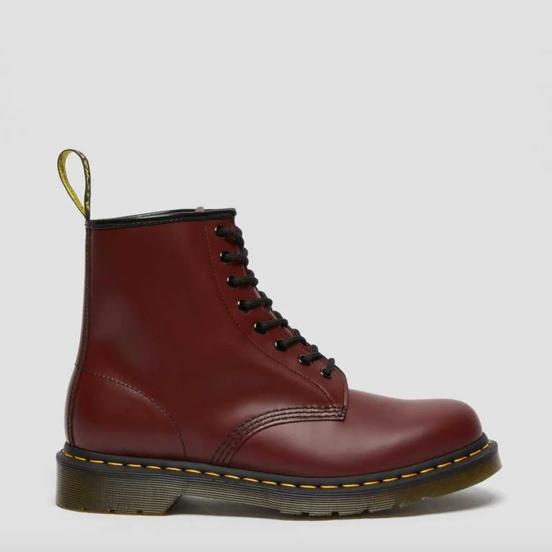 Dr Martens Unisex 1460 Smooth Stiefel – Kirschrot