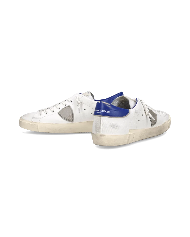 Sneakers Prsx Men with drapeau label, White Bluette