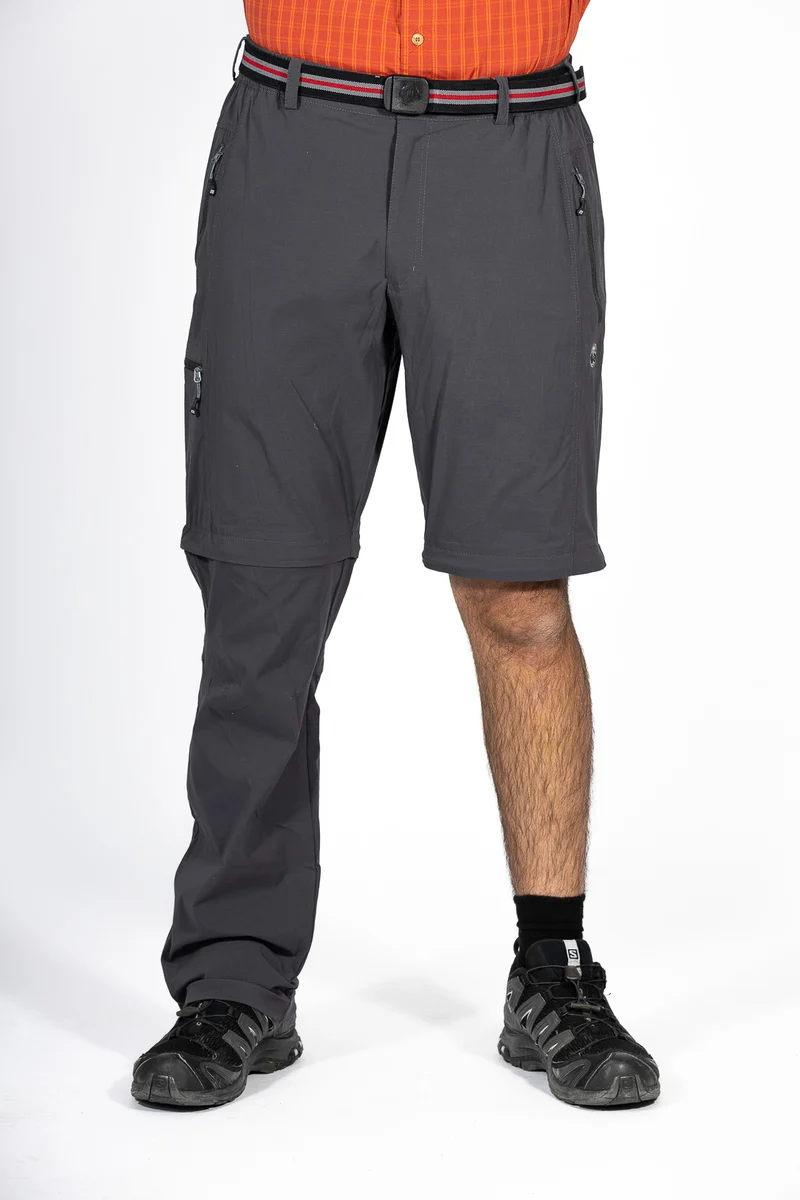 MauL Sport Herren Wanderhose elastisch T-Zipp-off Quebec