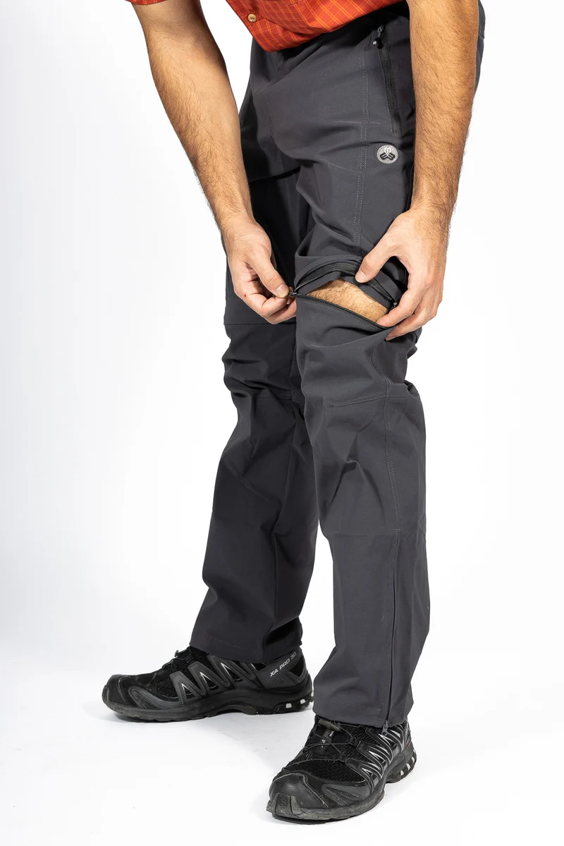 MauL Sport Herren Wanderhose elastisch T-Zipp-off Quebec
