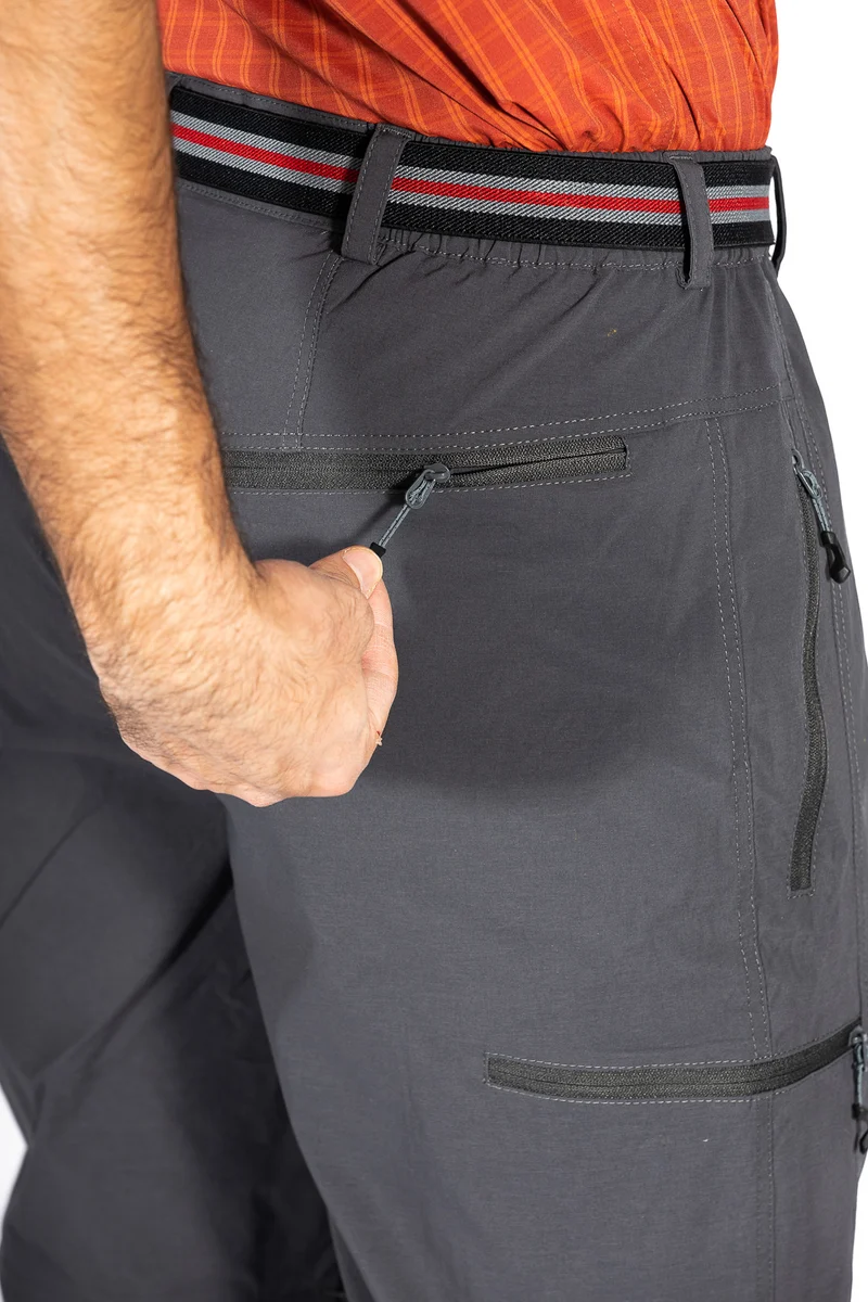MauL Sport Herren Wanderhose elastisch T-Zipp-off Quebec