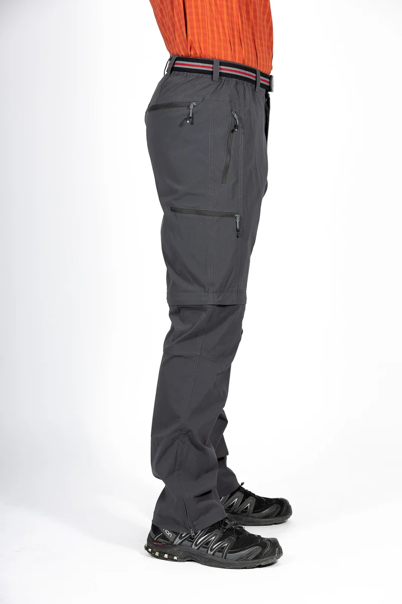 MauL Sport Herren Wanderhose elastisch T-Zipp-off Quebec